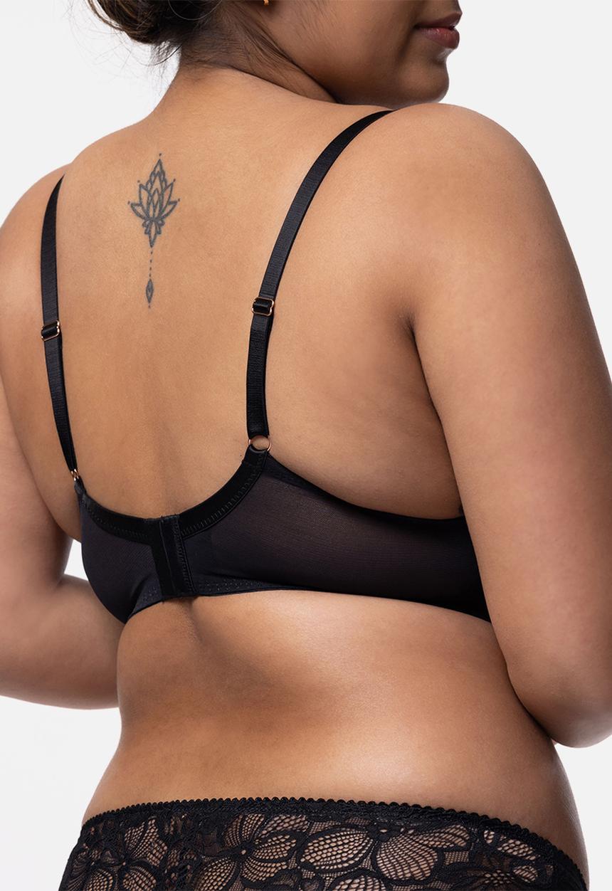 DORINA - Plus magnolia light padded demi bra - ink