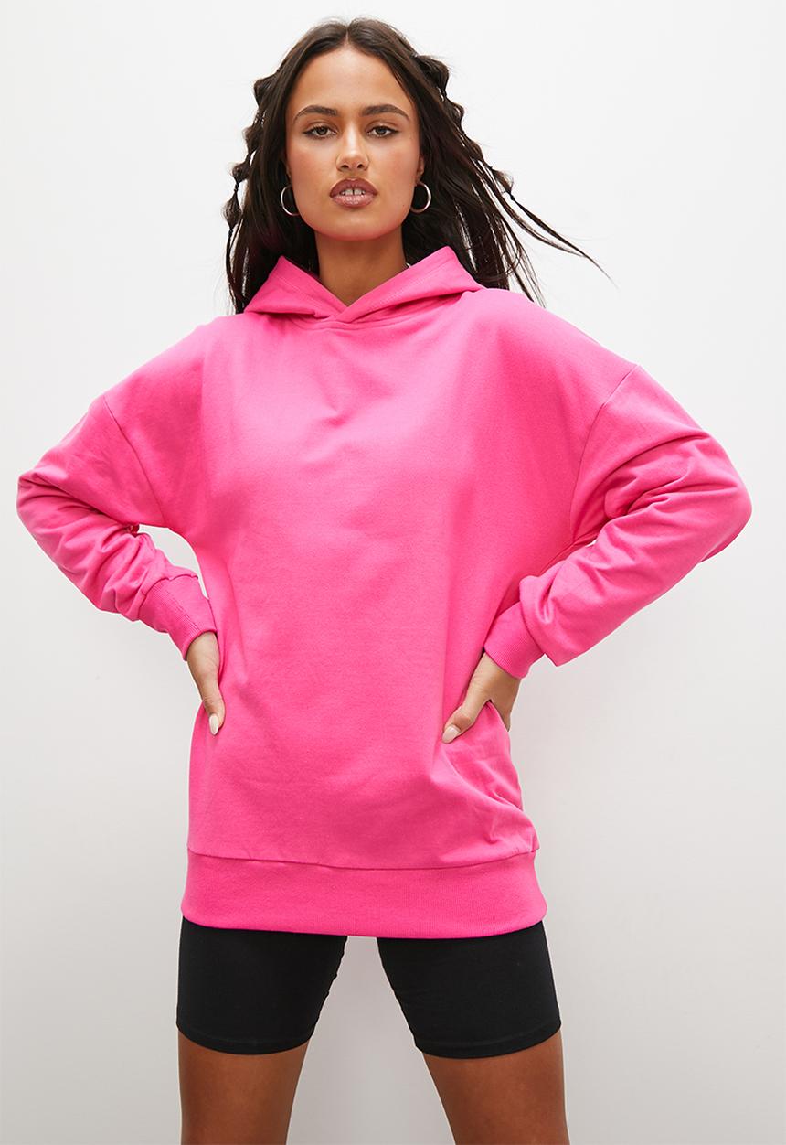 Blake - Slouch hoodie - cerise