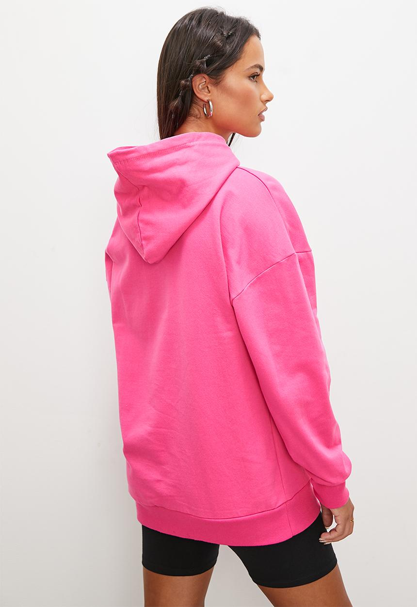 Blake - Slouch hoodie - cerise