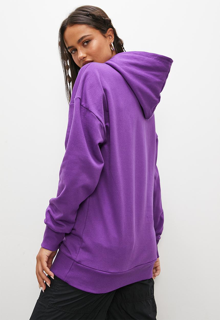 Blake - Slouch hoodie - purple