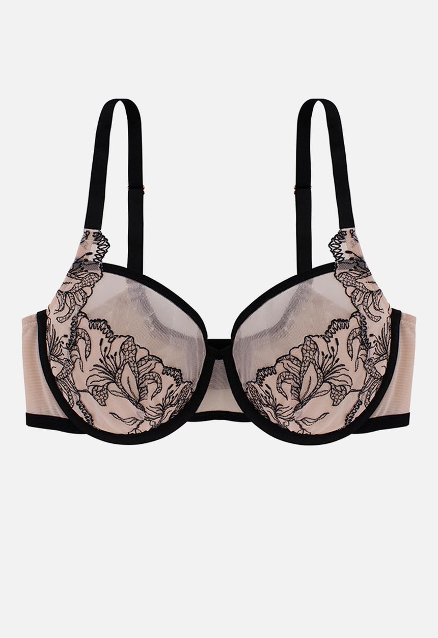 DORINA - Plus nova non padded wired bra - beige
