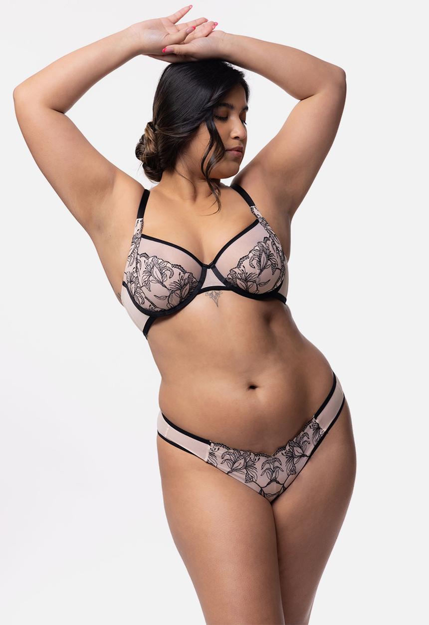 DORINA - Plus nova brief - black/beige