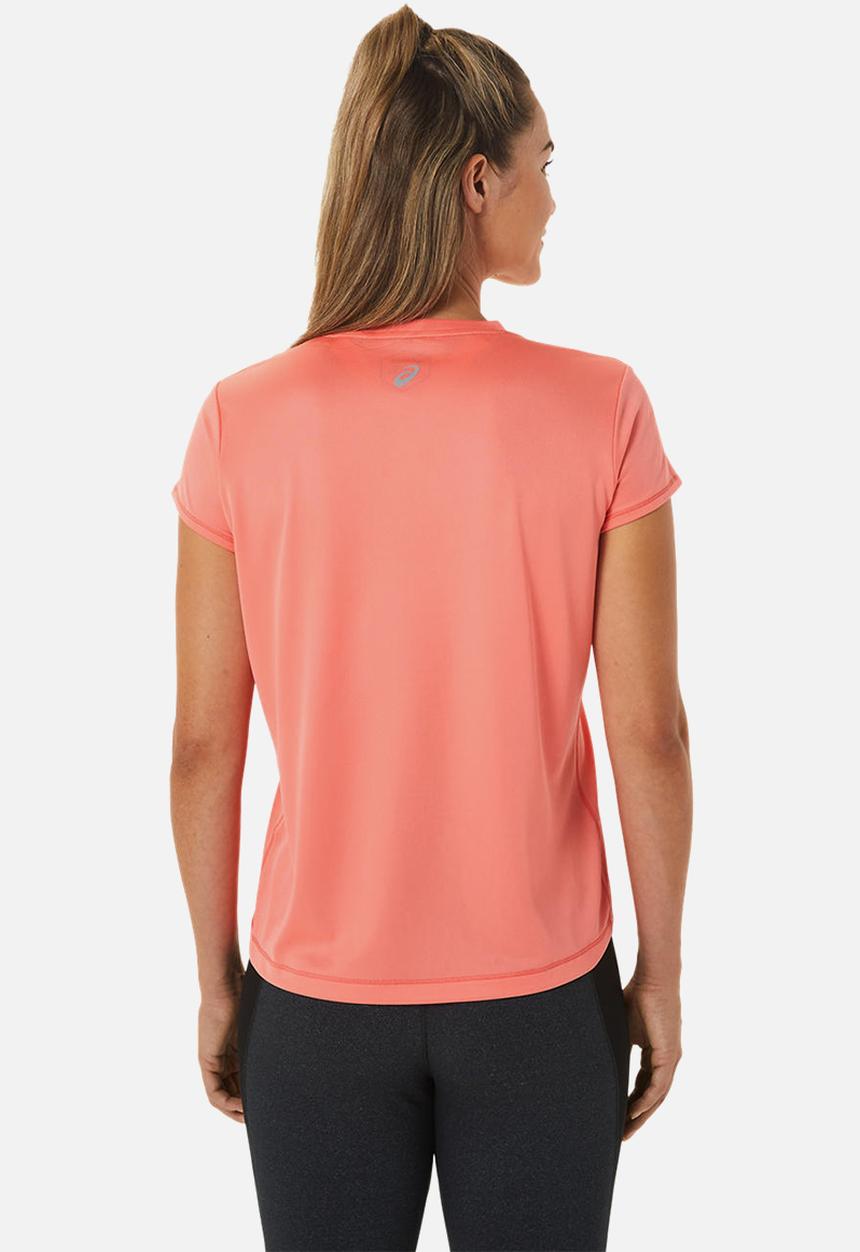 ASICS - Fujitrail logo short sleeve top - papaya