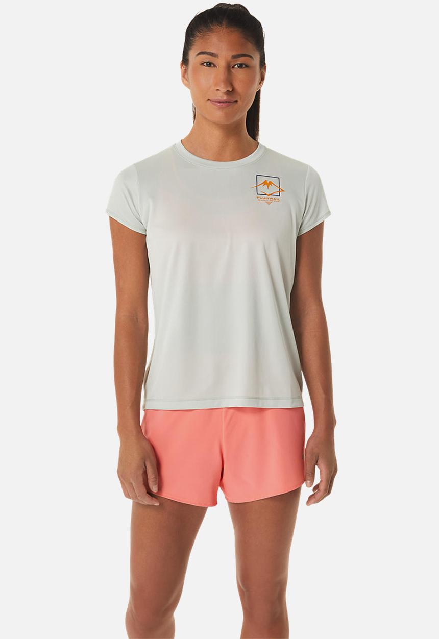 ASICS - Fujitrail logo short sleeve top - light sage