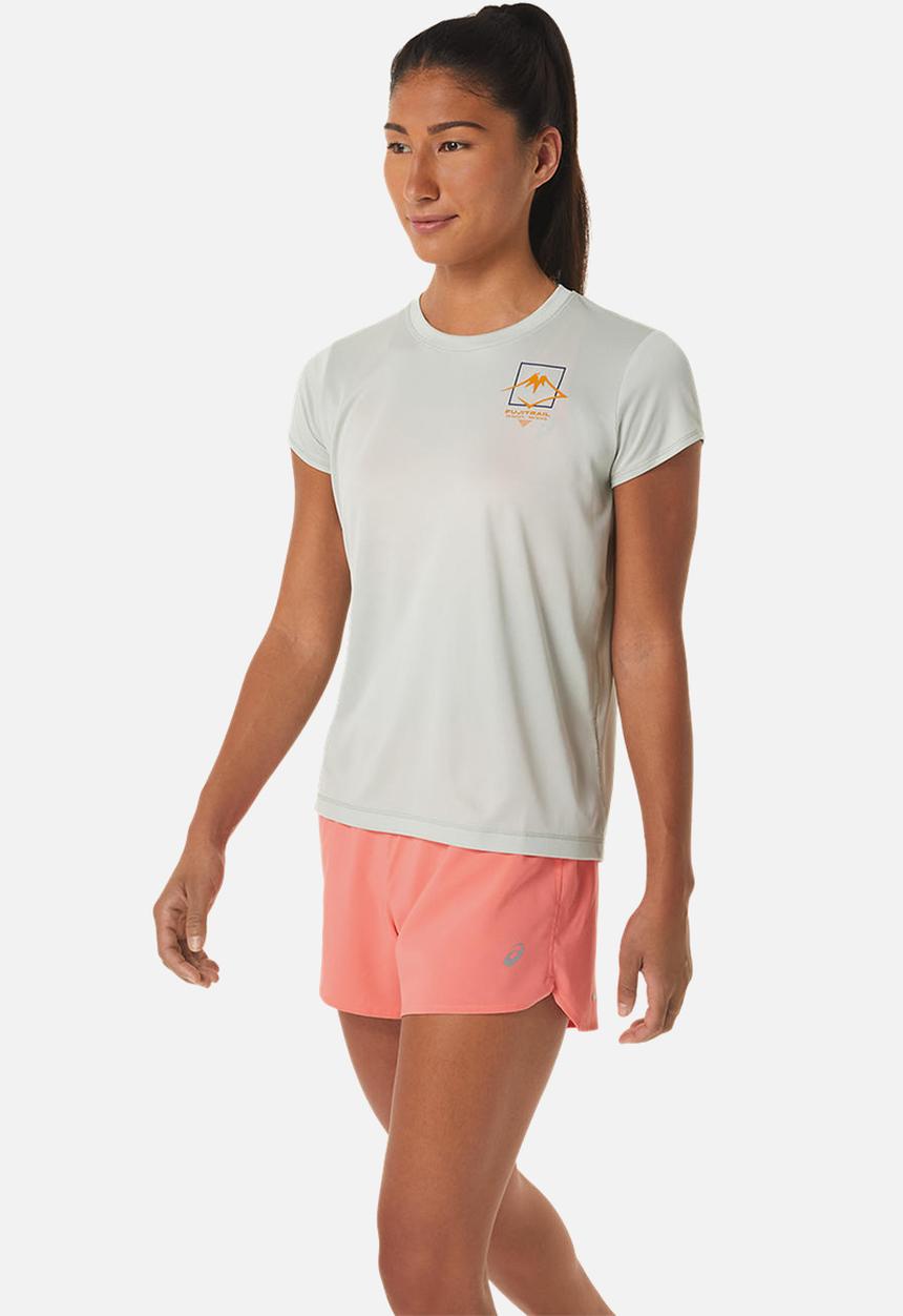 ASICS - Fujitrail logo short sleeve top - light sage