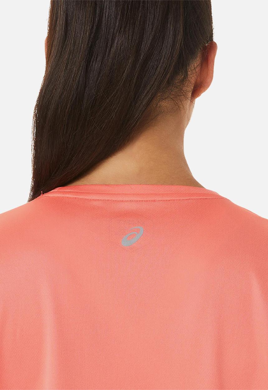 ASICS - Fujitrail logo long sleeve top - papaya