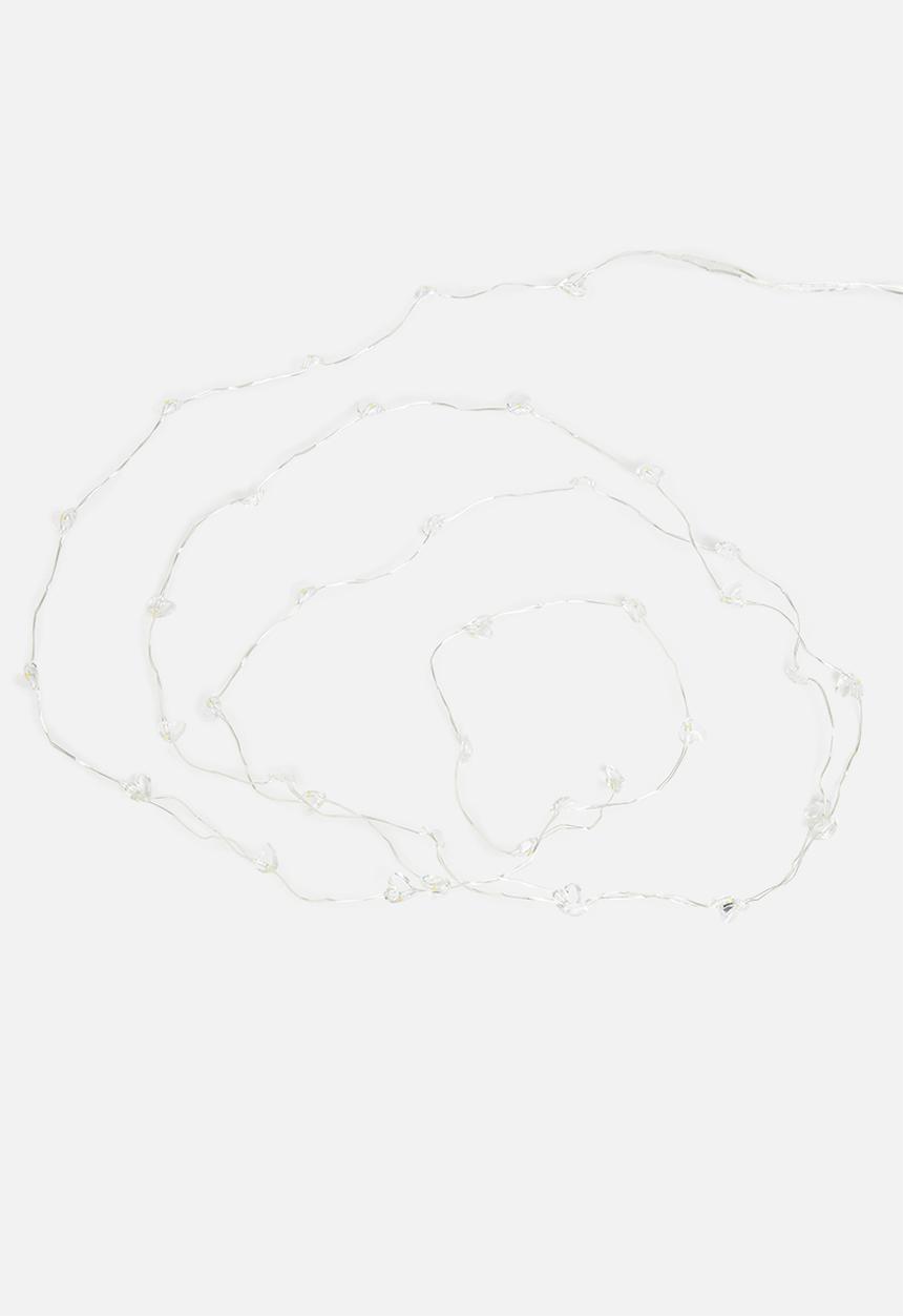 H&S - Silver wire fairy lights - deco