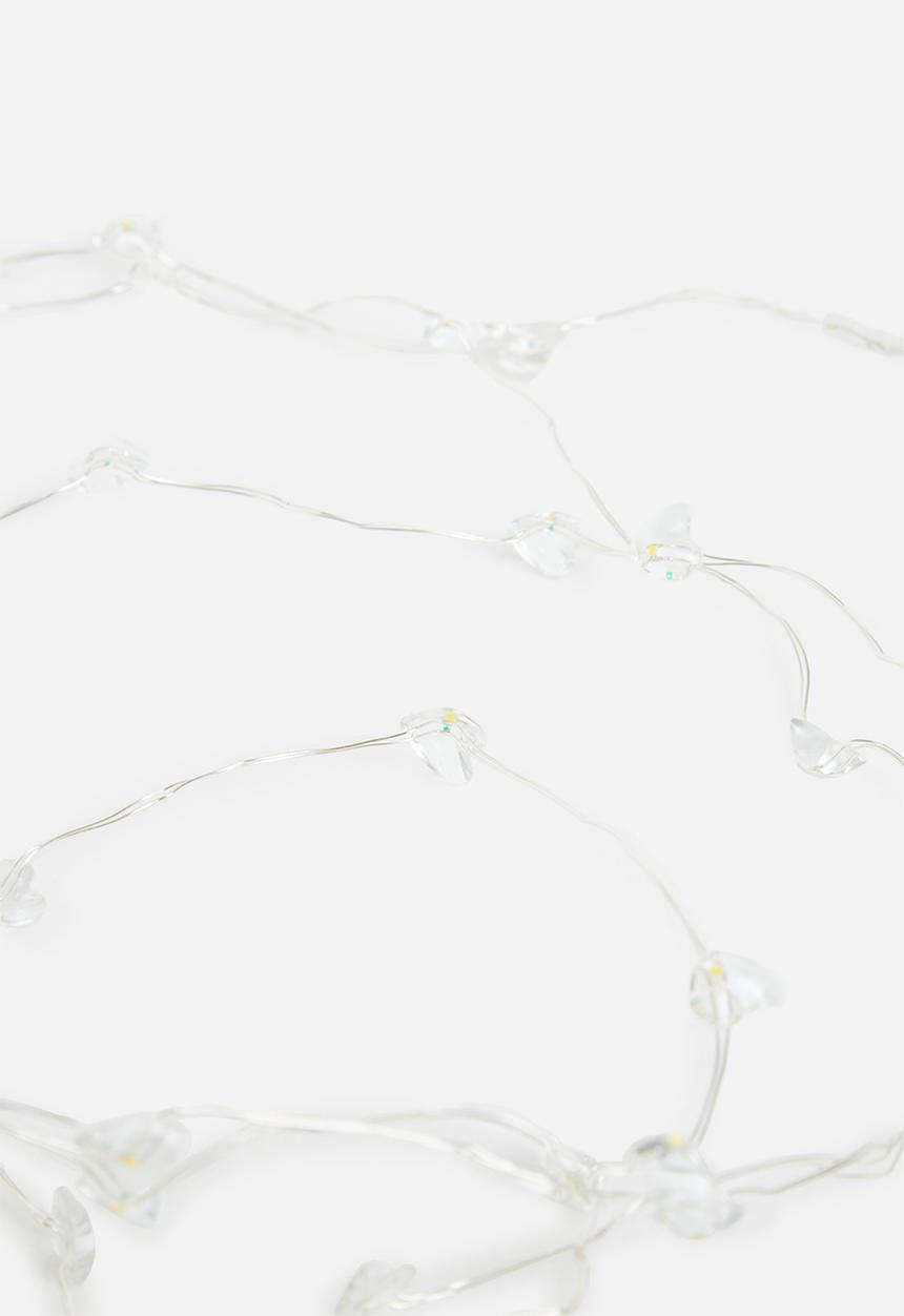 H&S - Silver wire fairy lights - deco
