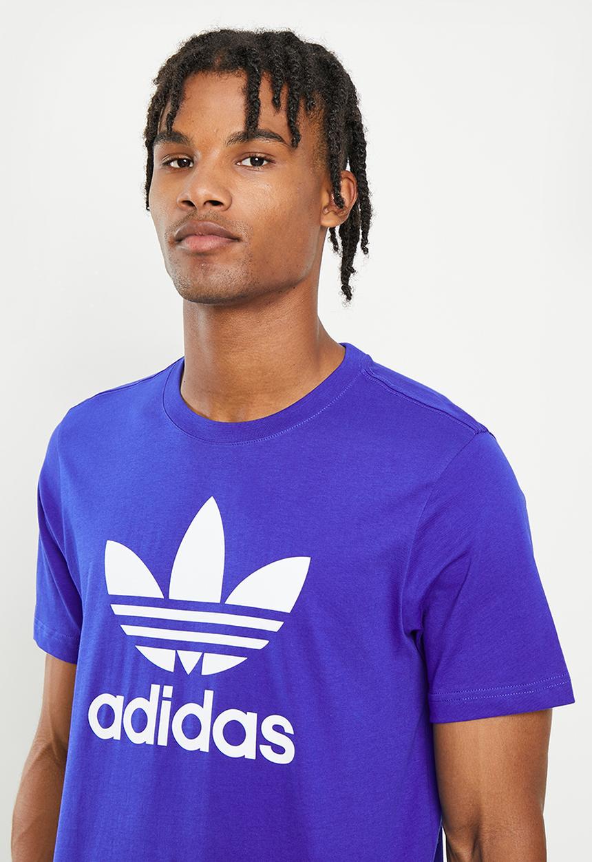 adidas Originals - Trefoil T-shirt m - semi lucid blue
