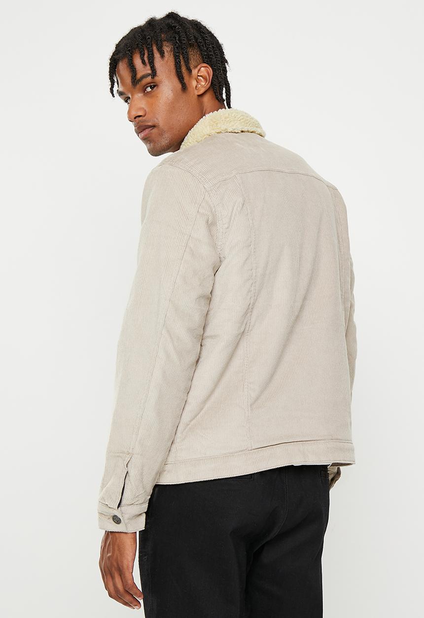 Only & Sons - Onslouis life jacket corduroy pk 0421 - stone