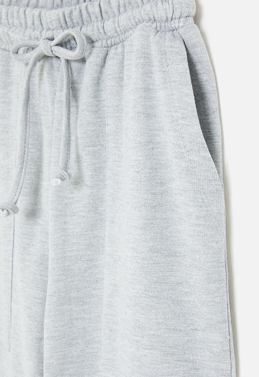 Superbalist - Wide leg track pants - grey melange