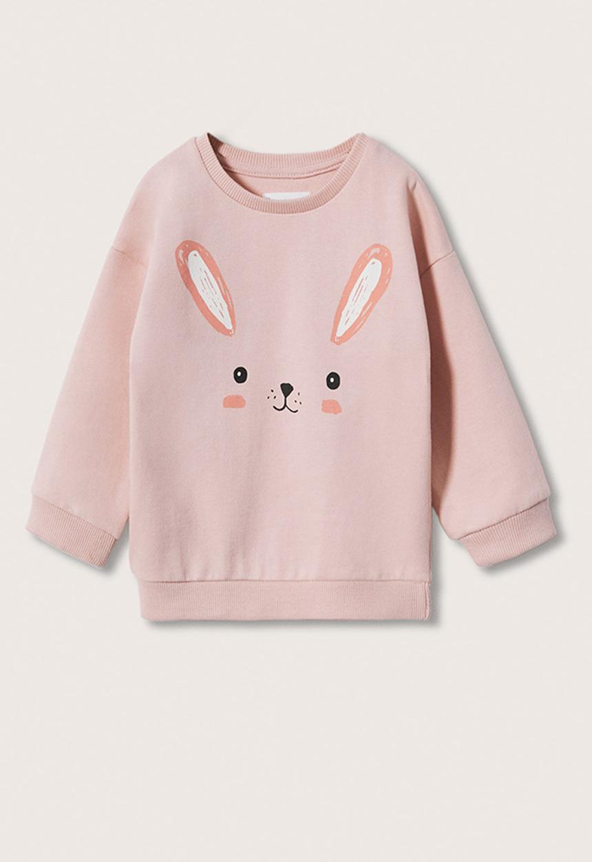 MANGO - Sweatshirt rabbit - pink