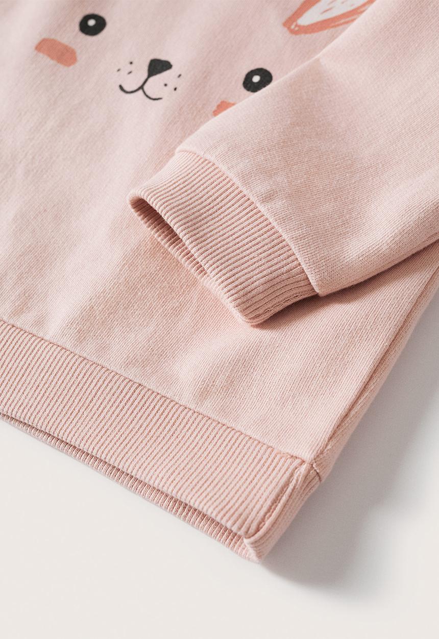 MANGO - Sweatshirt rabbit - pink