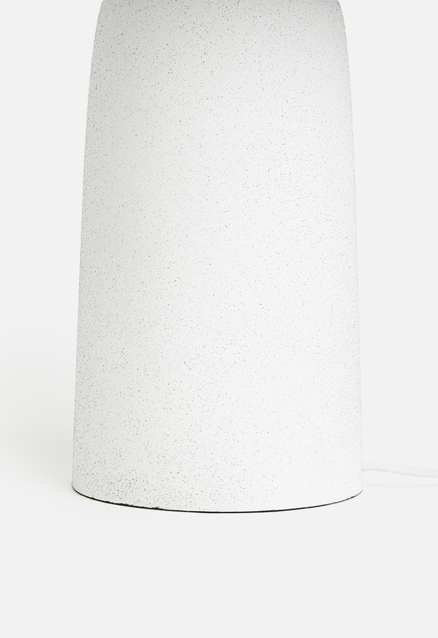 Sixth Floor - Tarma Lamp Textured - black and white