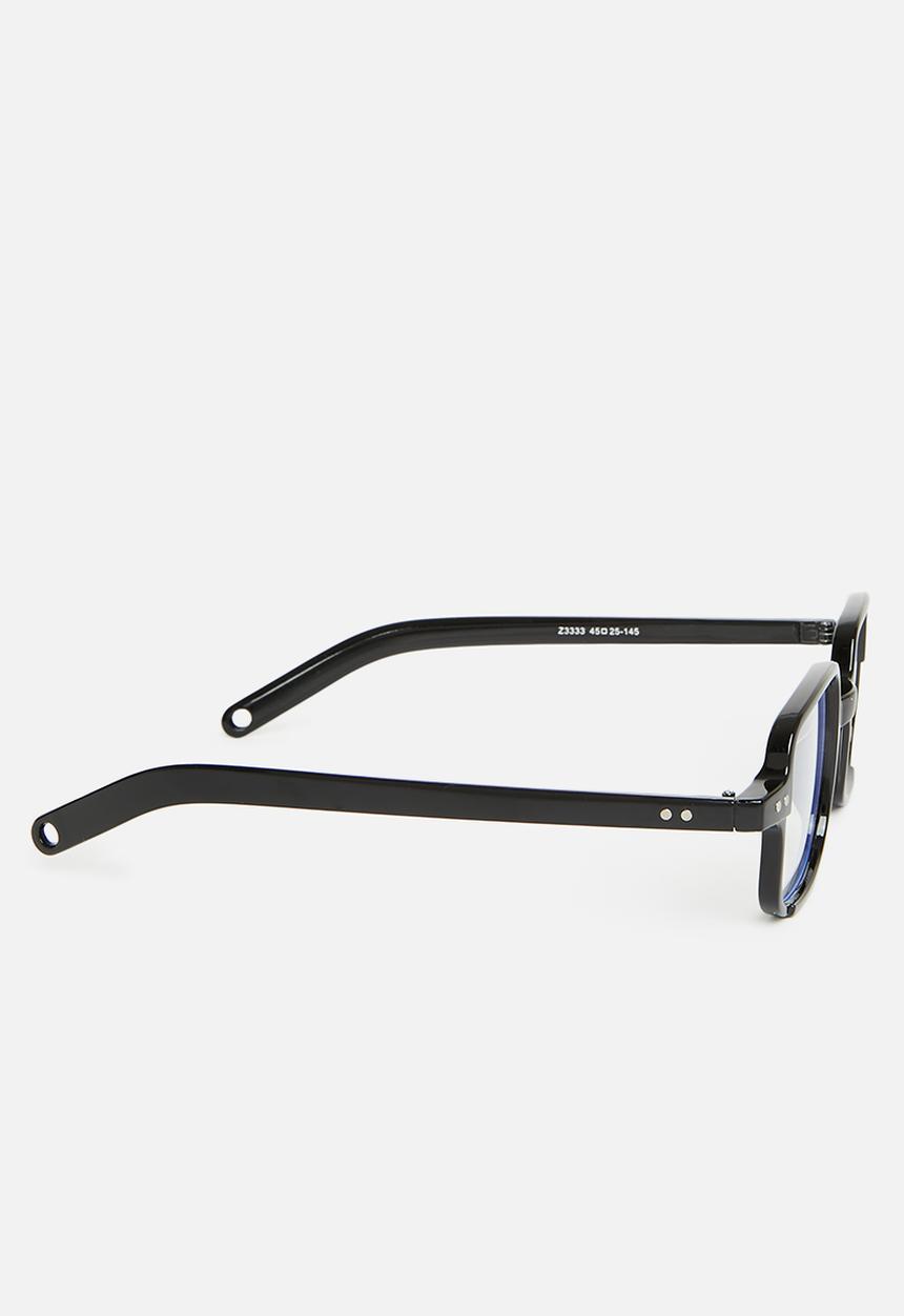Superbalist - Thabo blue light sunglasses - black