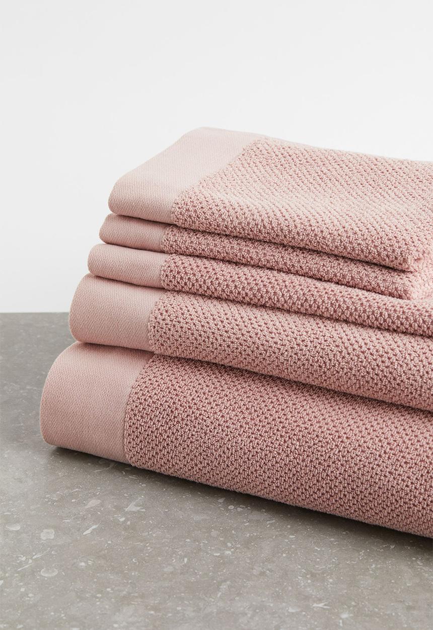 H&M - Cotton terry hand towel - pink