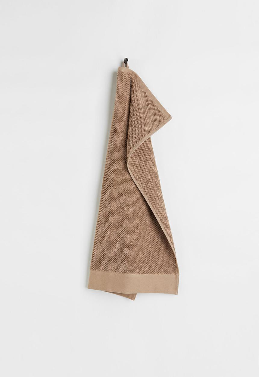 H&M - Cotton terry hand towel - beige
