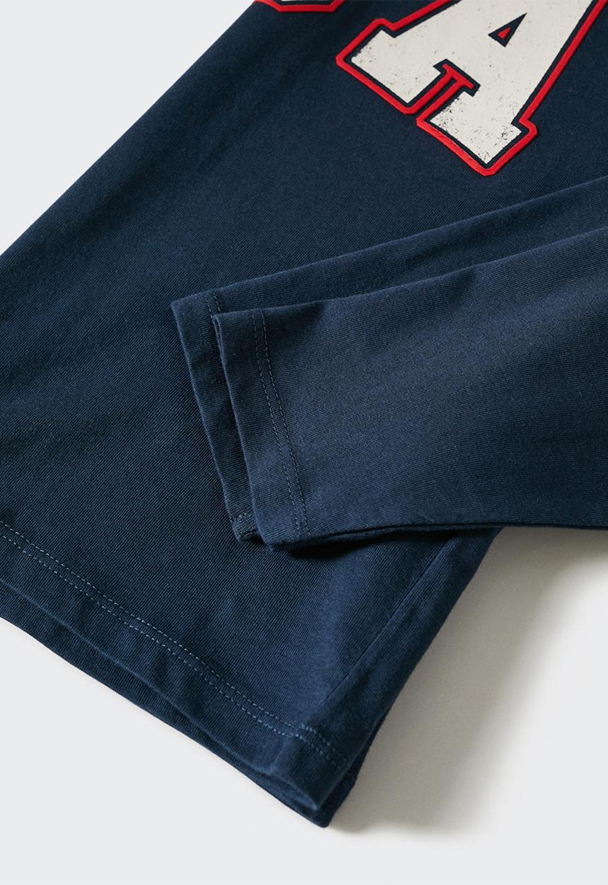 MANGO - T-shirt sweet - navy