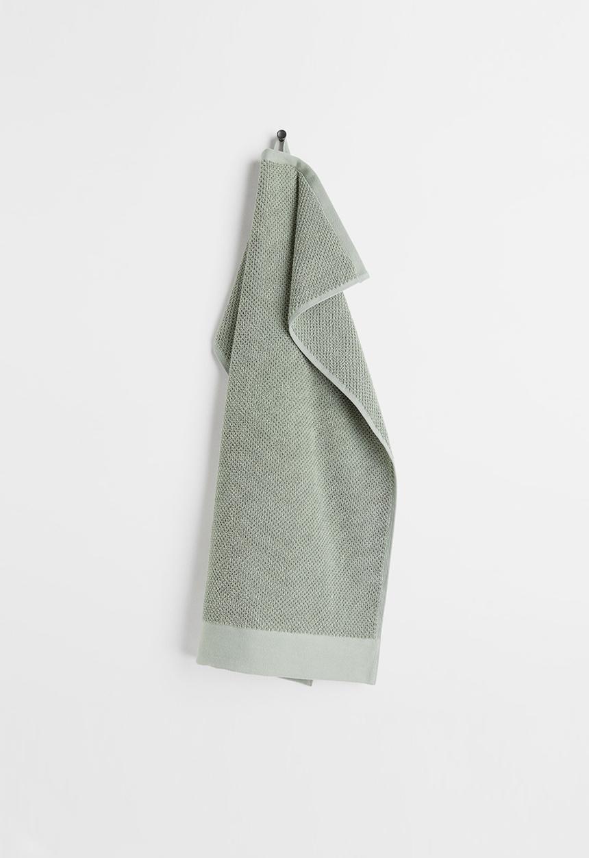 H&M - Cotton terry hand towel - green