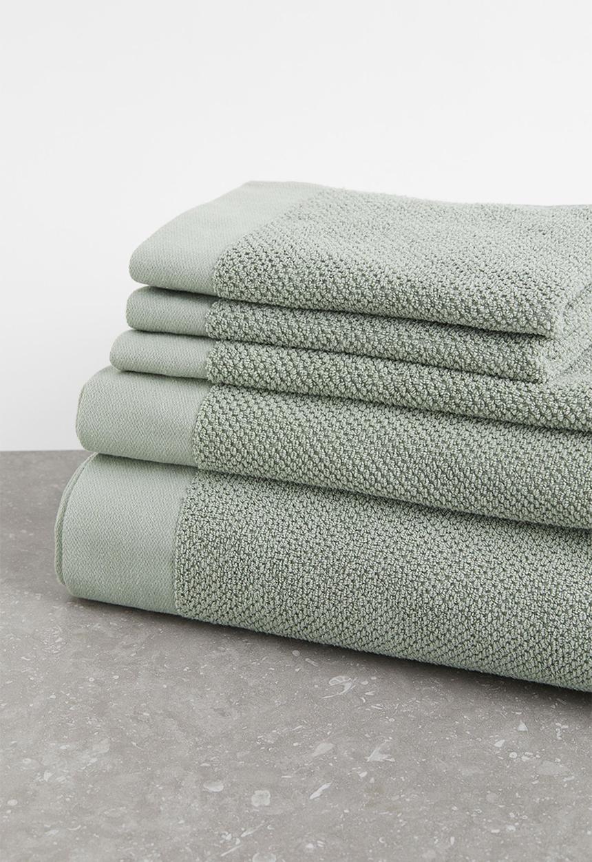 H&M - Cotton terry hand towel - green