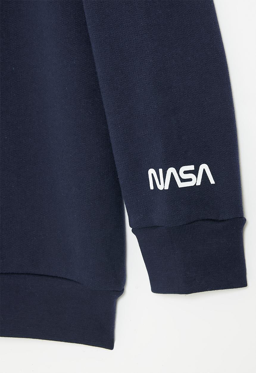 Superbalist - Older boys nasa crew graphic sweatshirt - navy