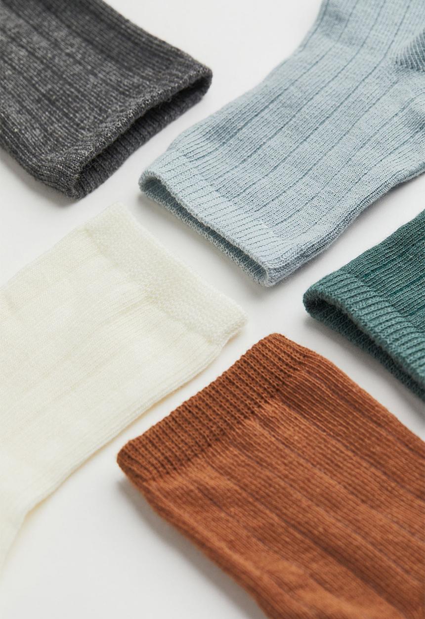 H&M - 5-Pack knitted socks - multi
