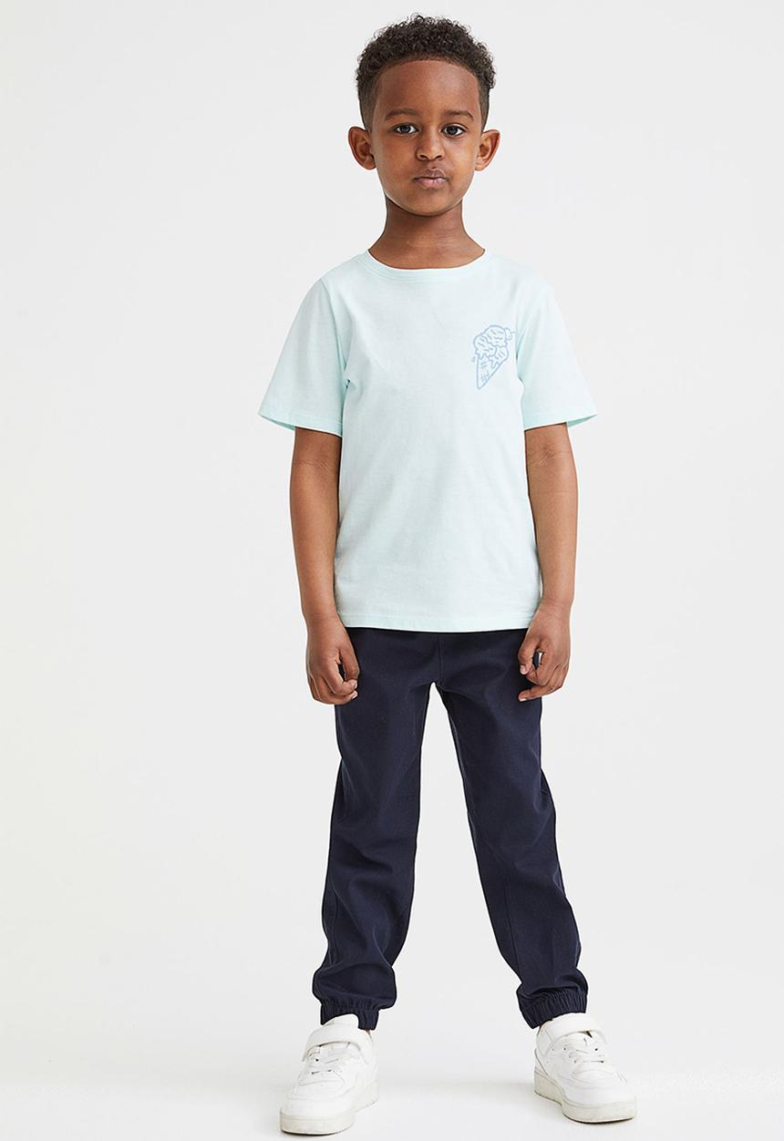 H&M - Relaxed fit joggers - navy blue