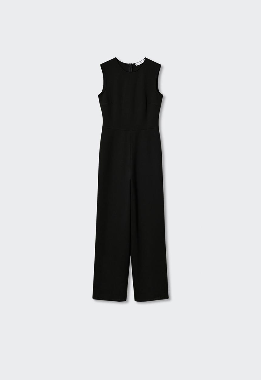 MANGO - Jumpsuit sade - black