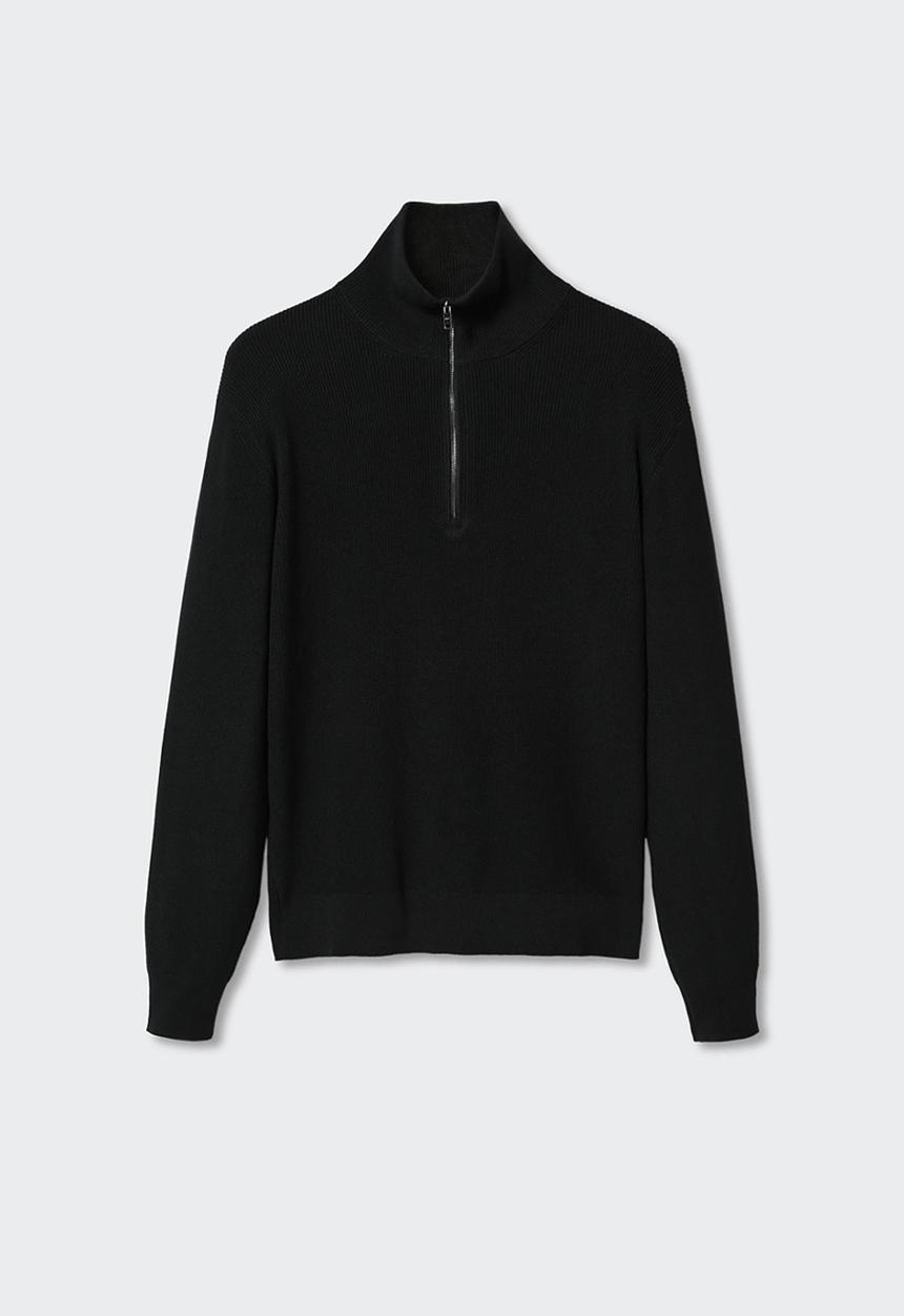 MANGO - Sweater bright - black