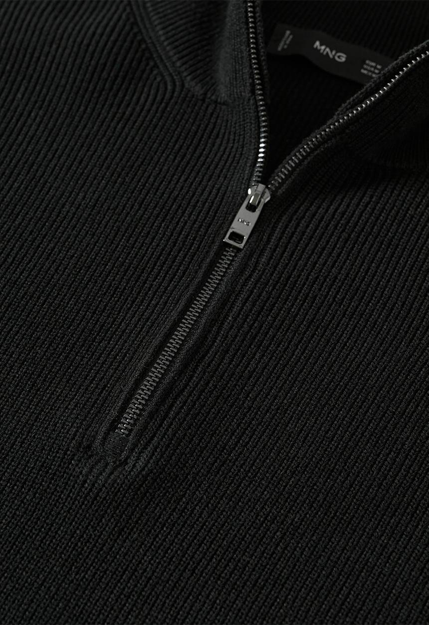 MANGO - Sweater bright - black