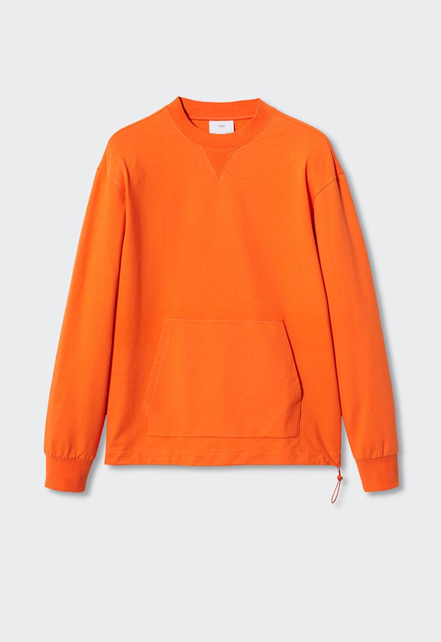 MANGO - Pocket sweatshirt rainc - orange