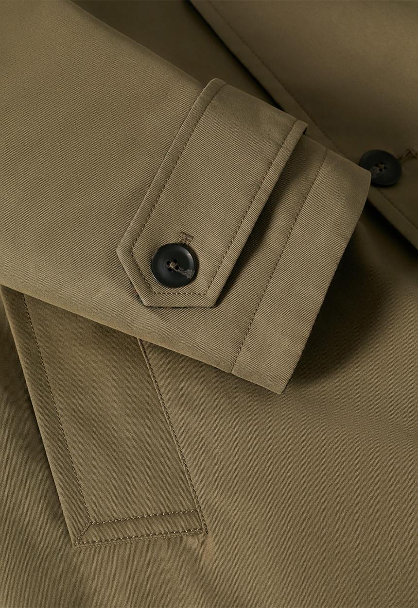 MANGO - Parka coat clark - medium brown