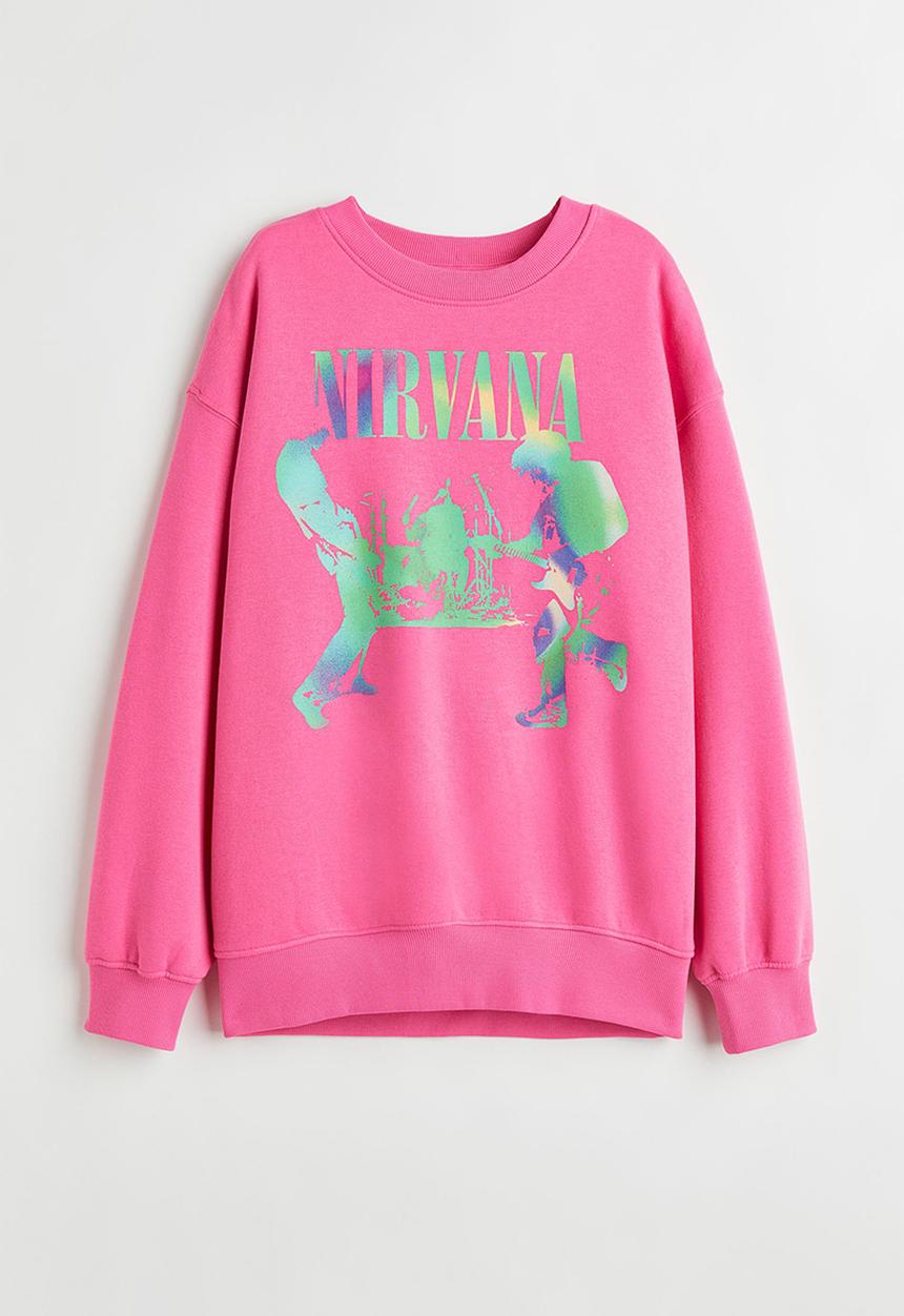 H&M - Oversized sweatshirt - pink/nirvana