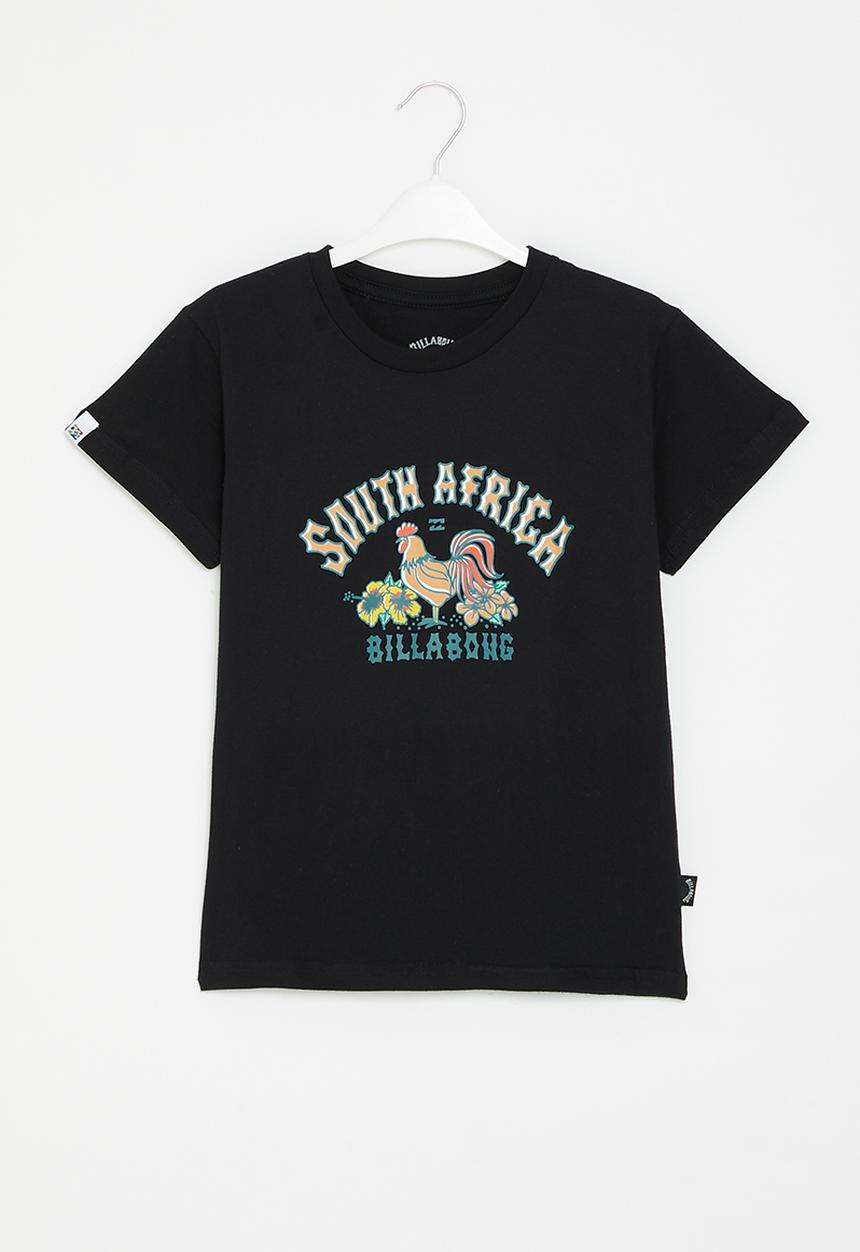 Billabong  - Groms south african chook short sleeve tee - black