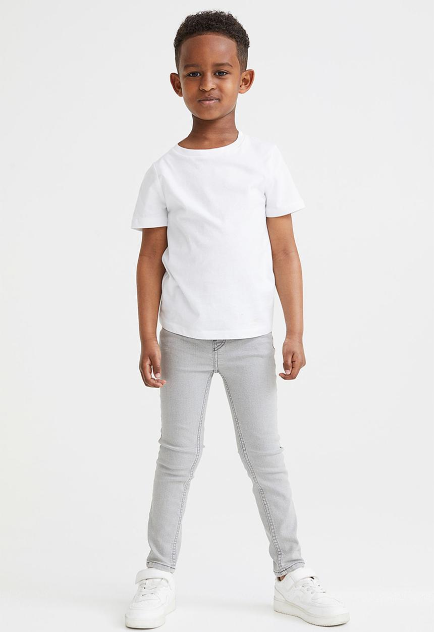 H&M - Superstretch slim fit jeans - light grey
