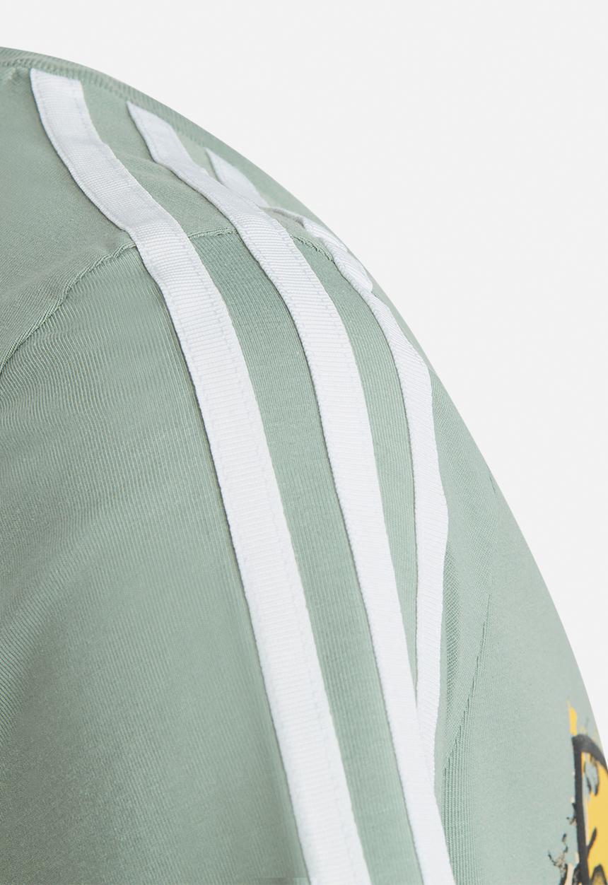 adidas Originals - Tee dress - silver green