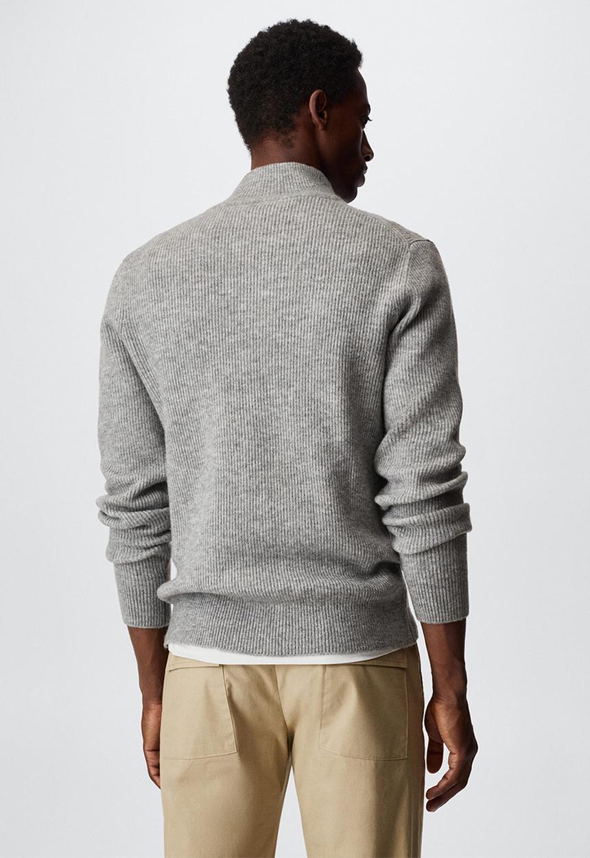 MANGO - Cardigan parkc - grey