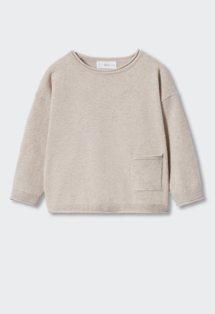 MANGO - Sweater  jinbe - brown