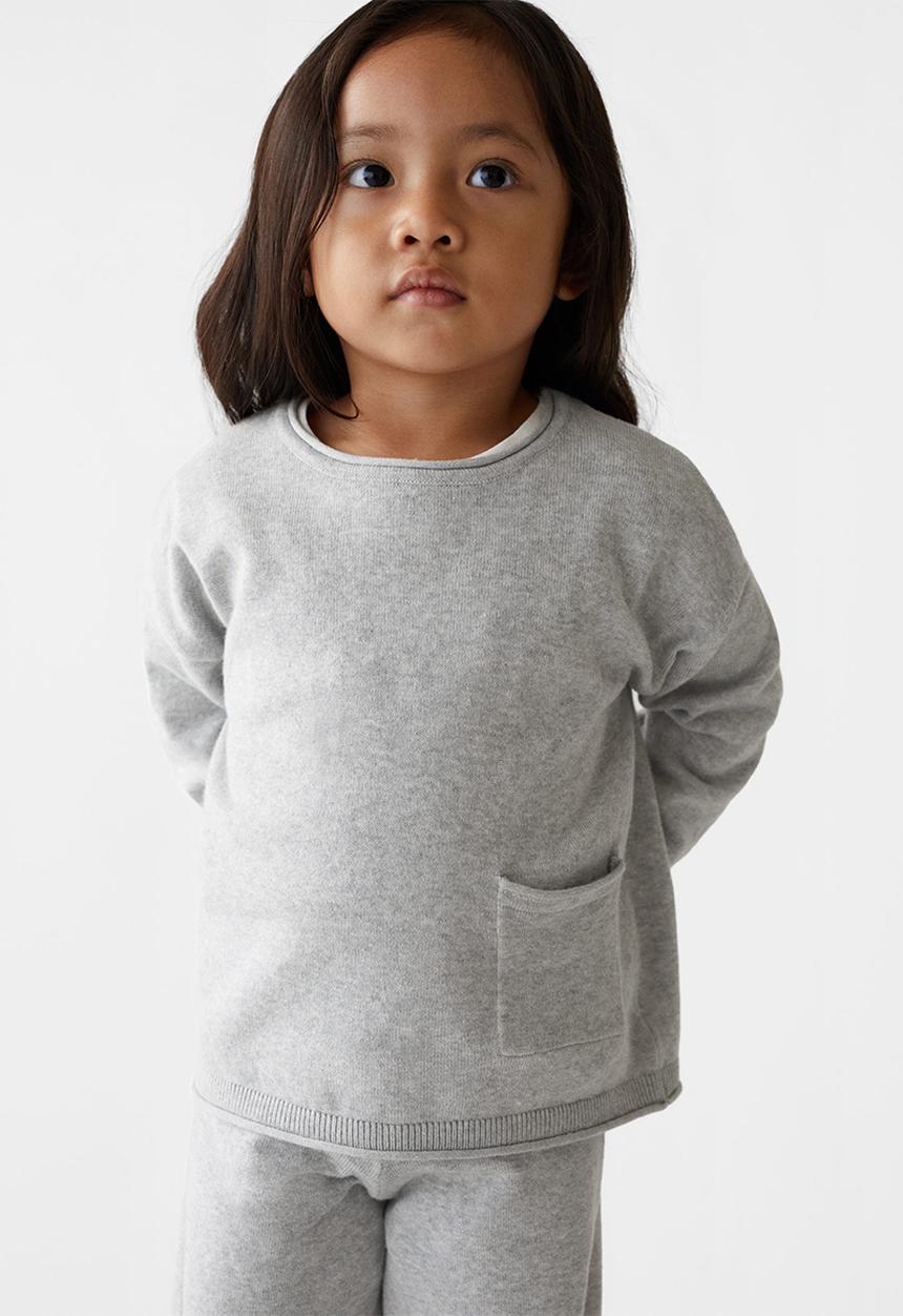 MANGO - Sweater  jinbe - grey
