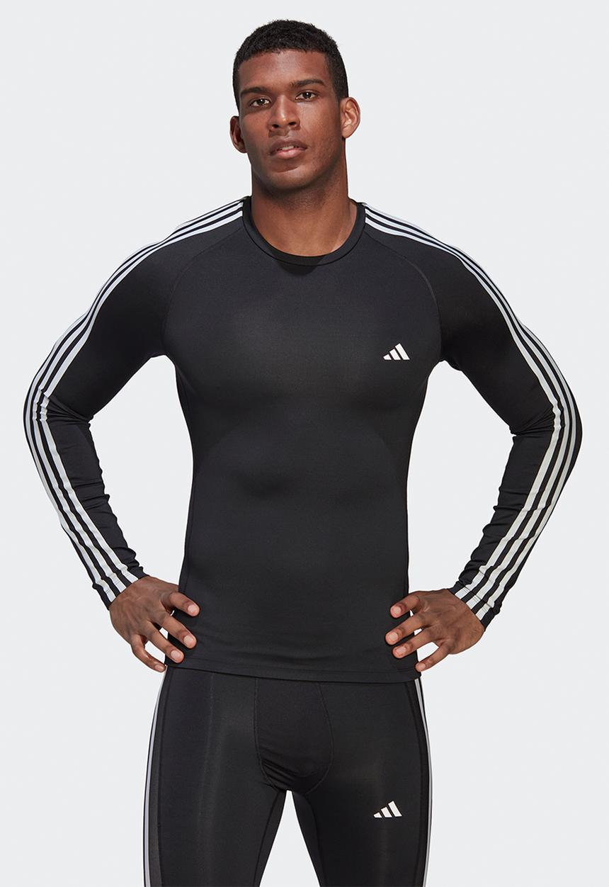 adidas Performance - Tf 3s long sleeve tee - black