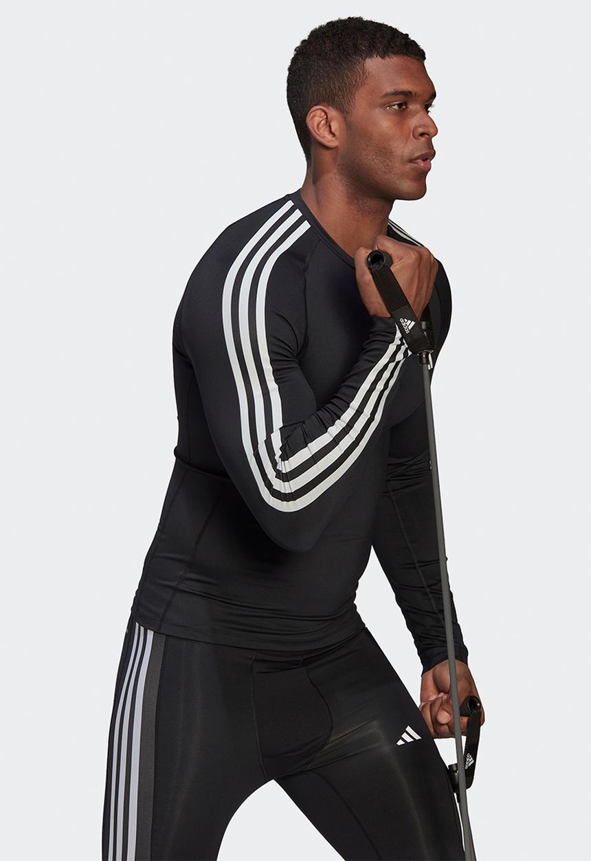 adidas Performance - Tf 3s long sleeve tee - black