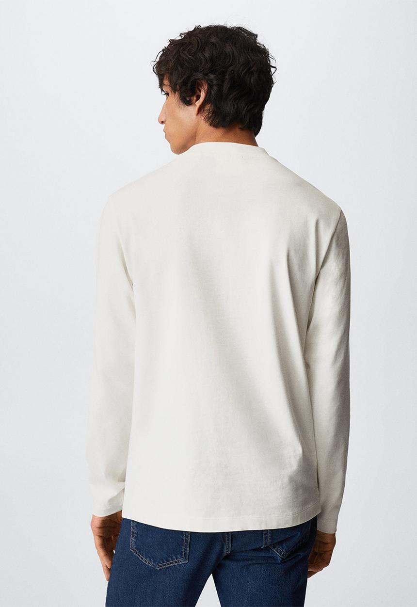 MANGO - T-shirt gareth - off white