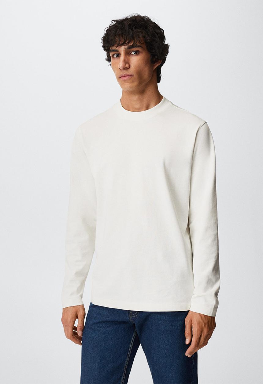 MANGO - T-shirt gareth - off white