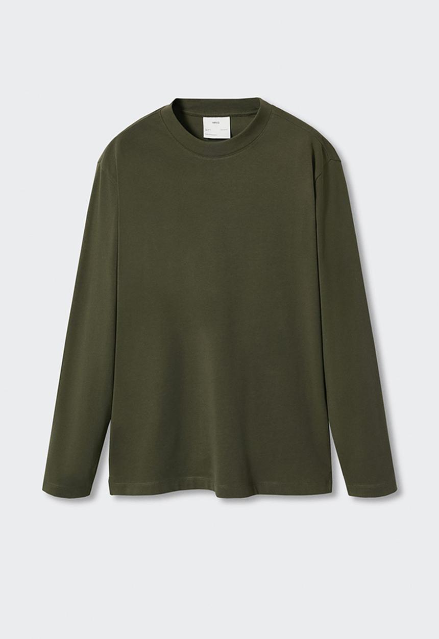 MANGO - T-shirt gareth - khaki