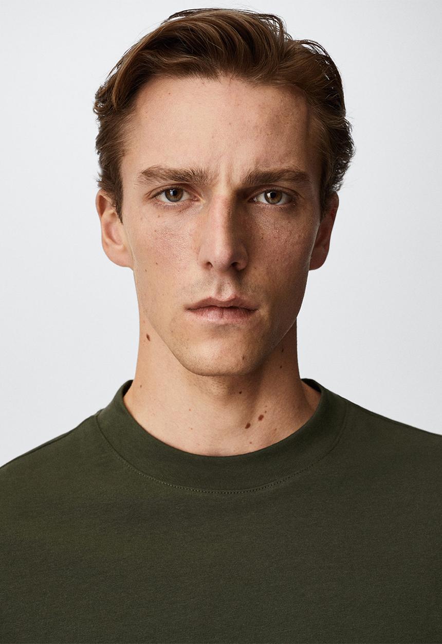 MANGO - T-shirt gareth - khaki