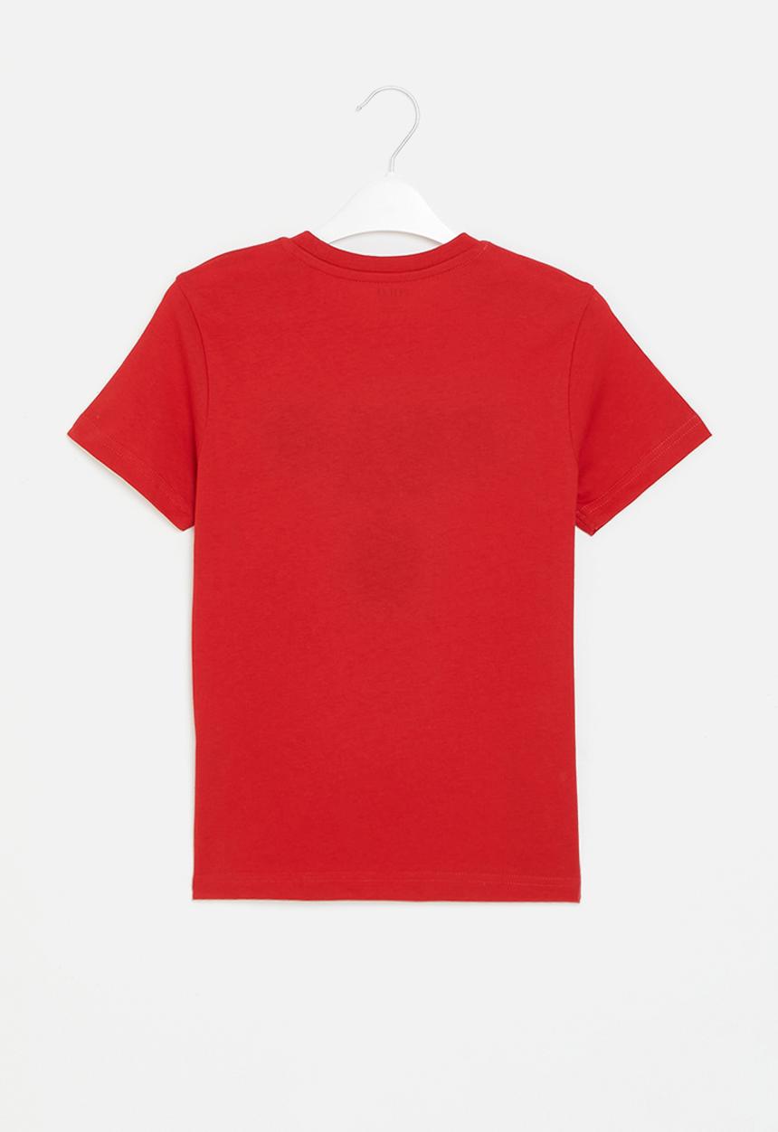 POLO - Boys crested short sleeve tee - red
