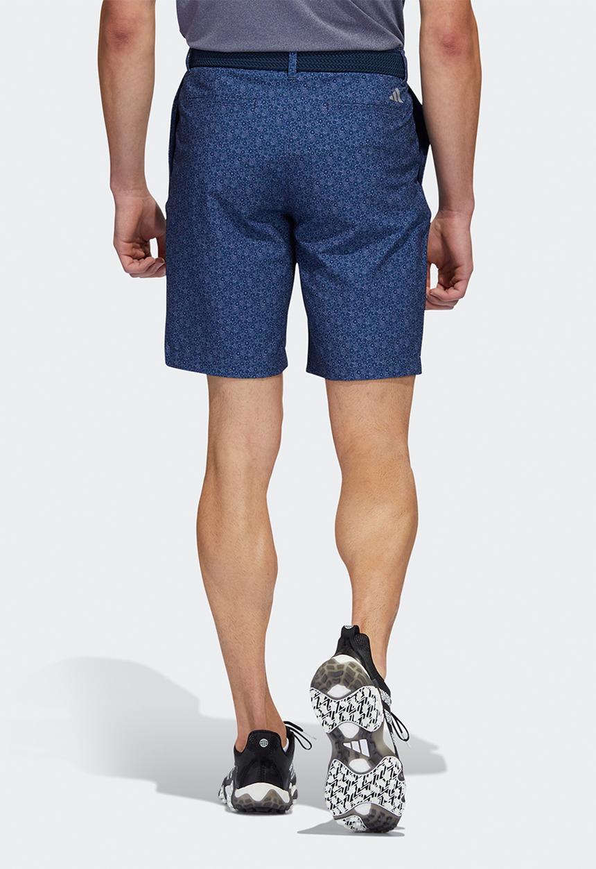 adidas Performance - Ultimate365 nine-inch printed golf shorts- collegiate navy & white