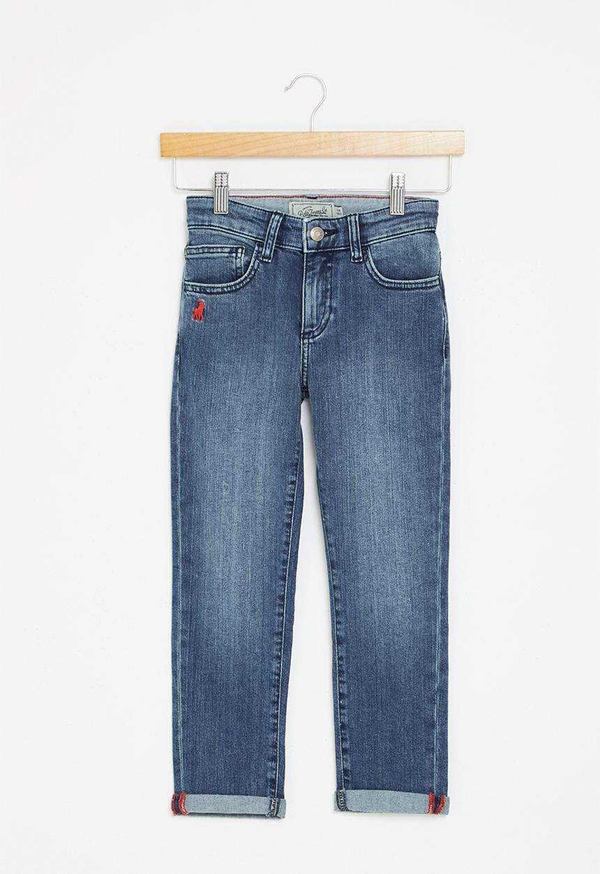 POLO - Boys pjc slim fit jean - medium wash