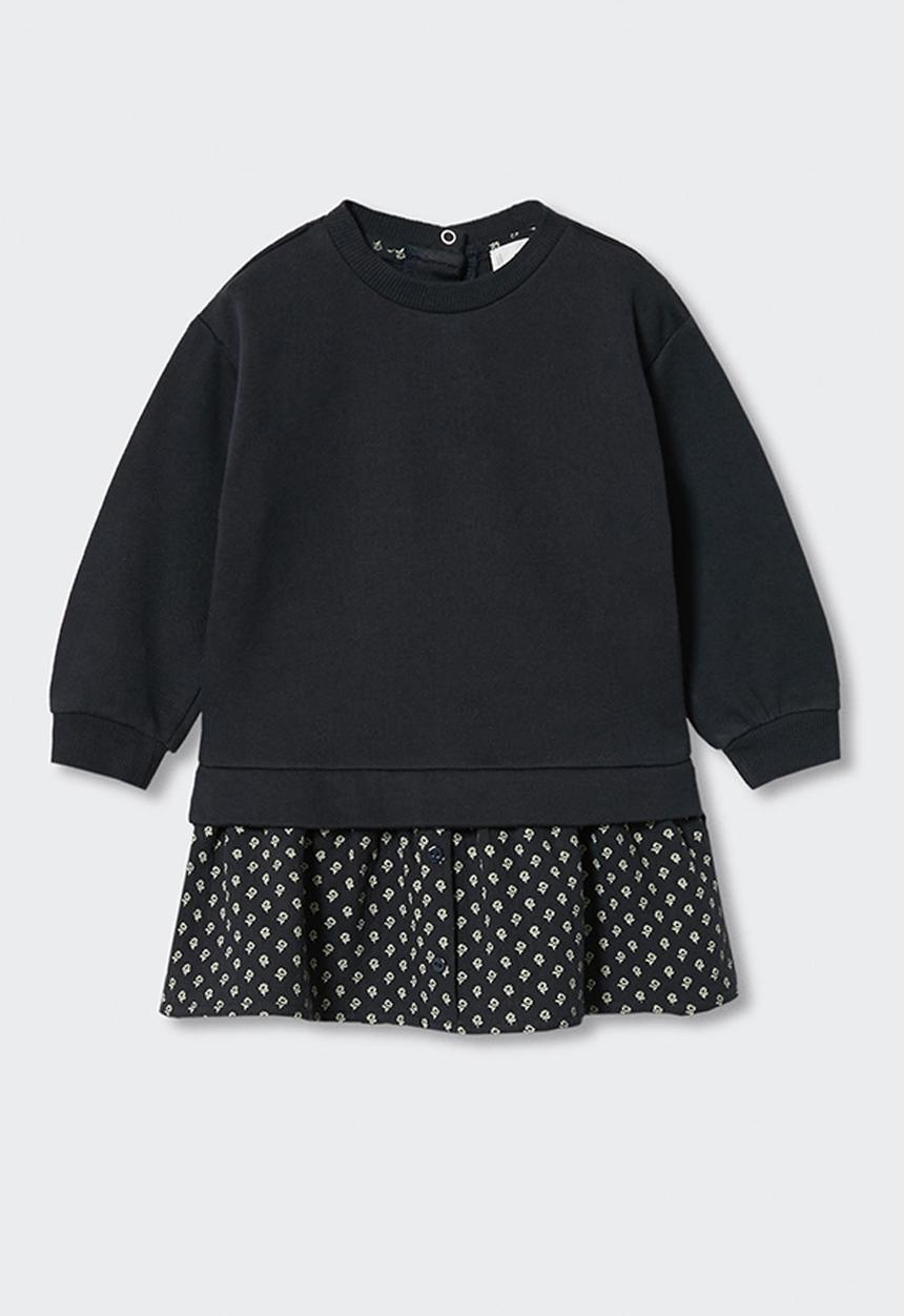 MANGO - Dress leo - navy