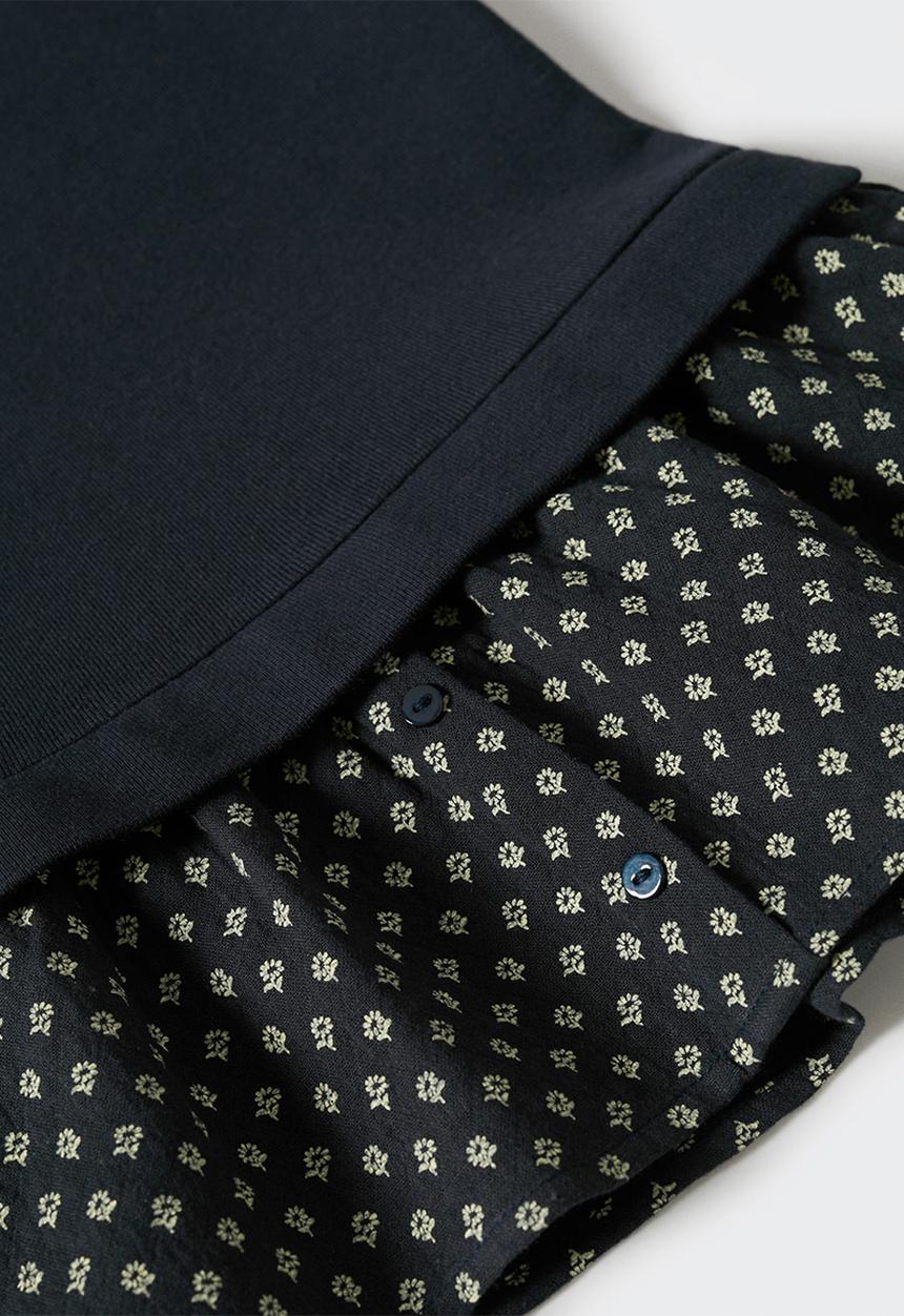MANGO - Dress leo - navy